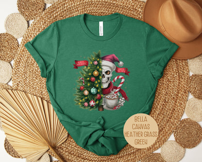 Sorta Merry Sorta Scary Skeleton Christmas Shirt