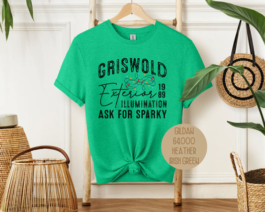 Griswold Exterior Illumination Ask For Sparky Shirt