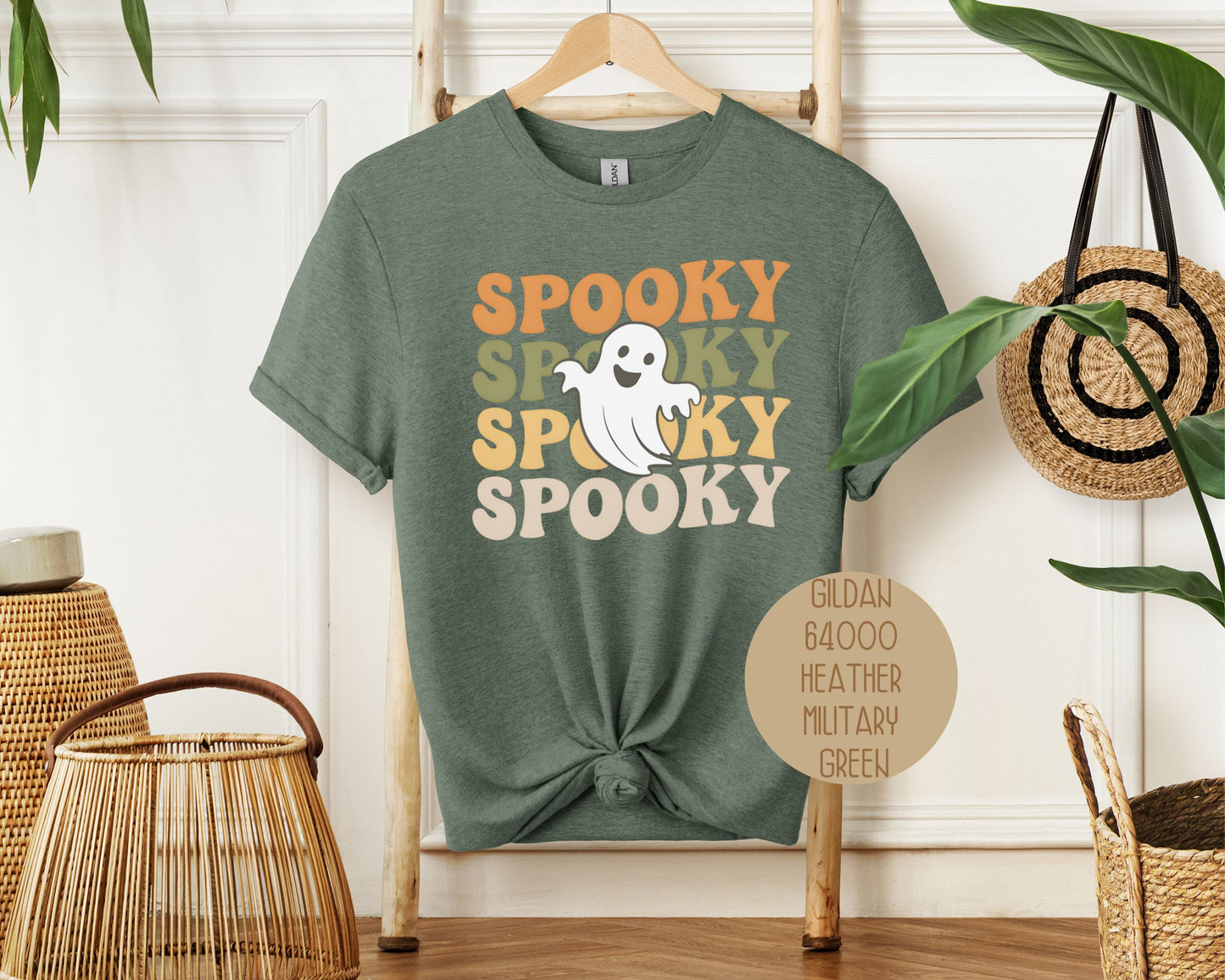 Spooky Halloween Retro Ghost Shirt