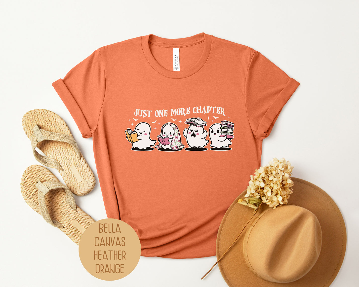 Just One More Chapter Halloween Ghost Shirt