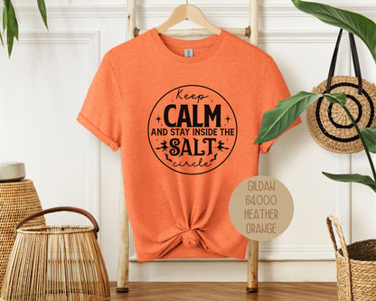 Keep Calm and Stay Inside Salt Circle Shirt