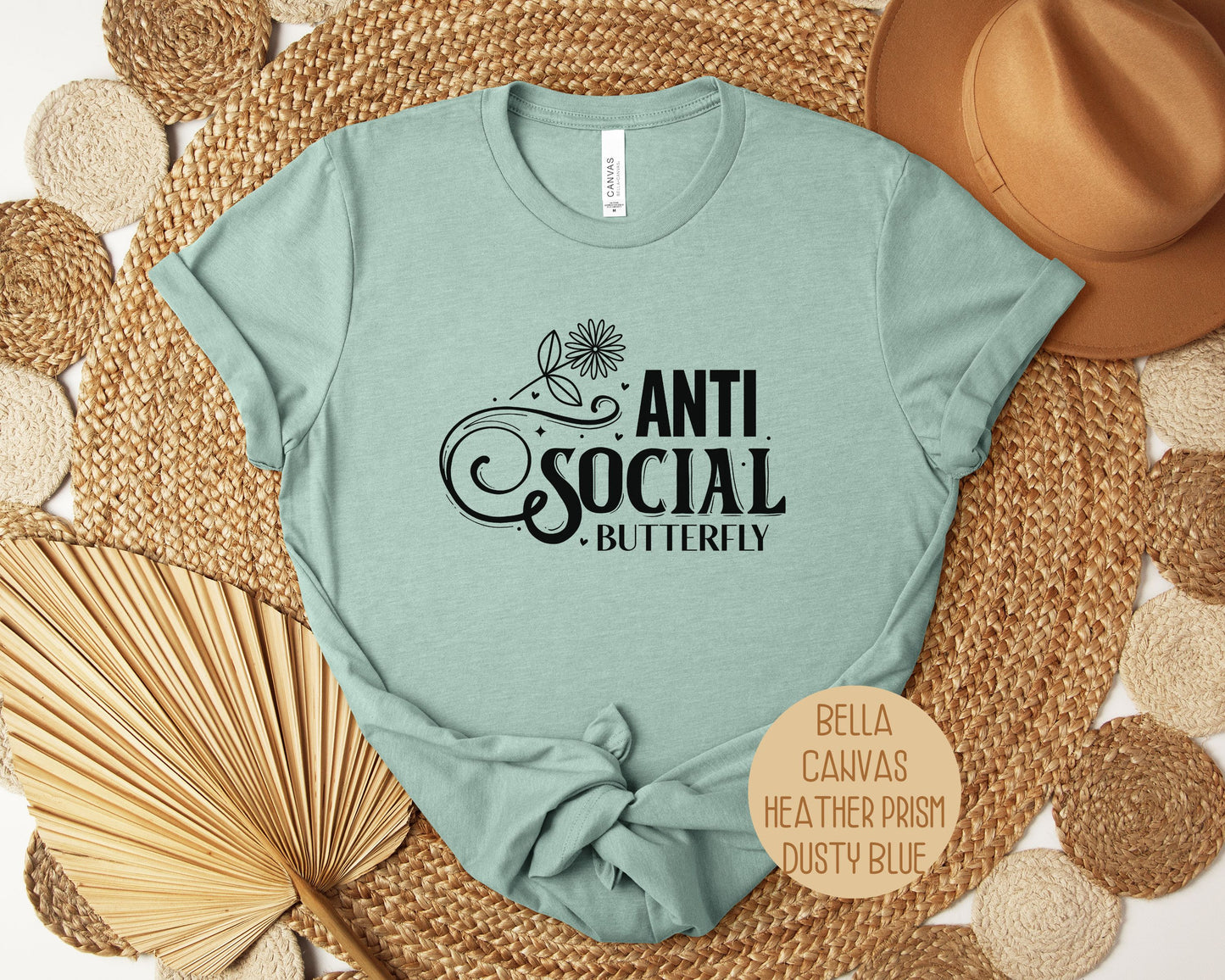 Anti Social Butterfly Social Anxiety Shirt