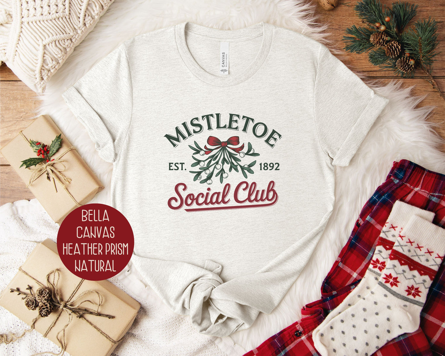 Mistletoe Social Club Christmas Shirt