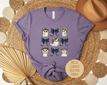 Ghost Cat Coquette Shirt