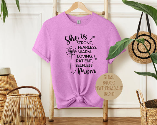 She Is a Strong Mom Shirt