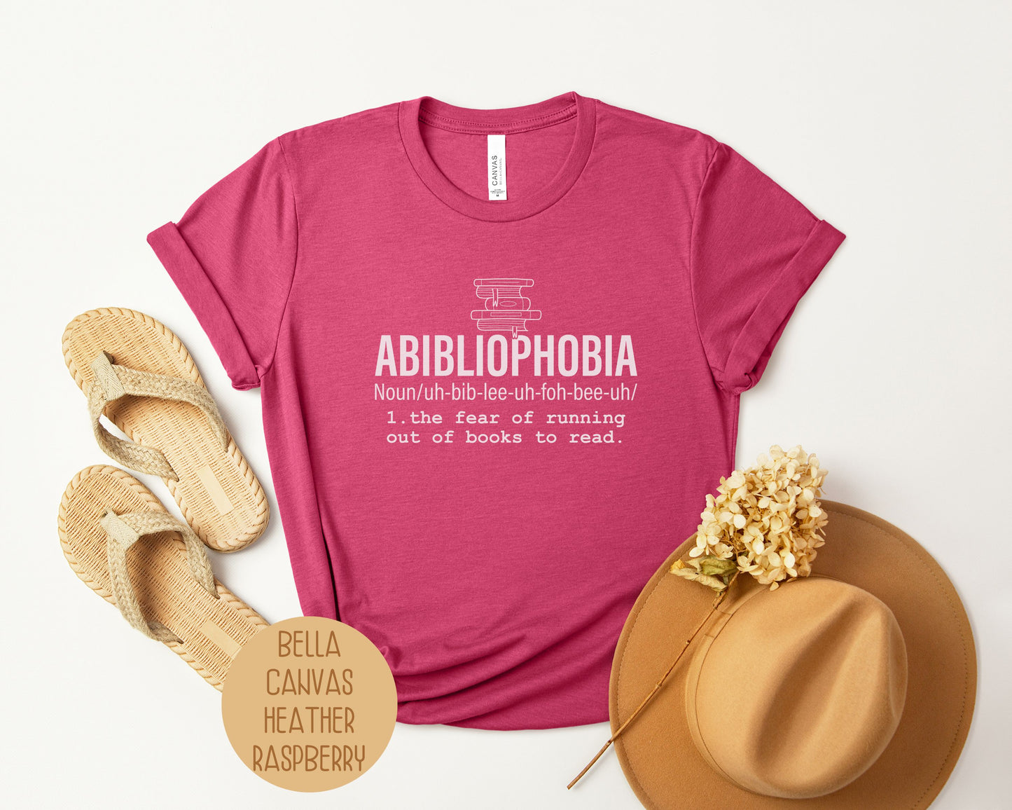 Abibliophobia Definition Shirt