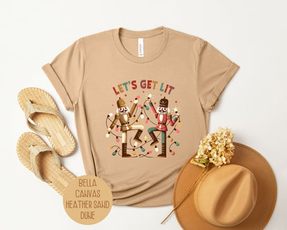 Let's Get Lit Nutcracker Christmas Shirt