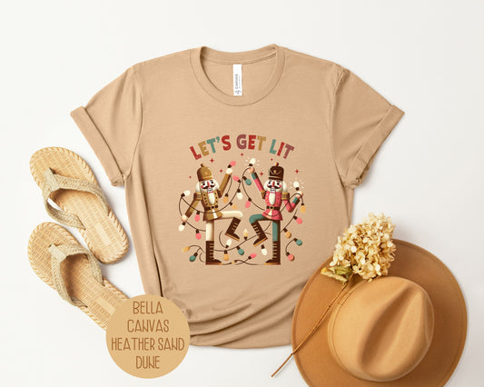 Let's Get Lit Nutcracker Christmas Shirt