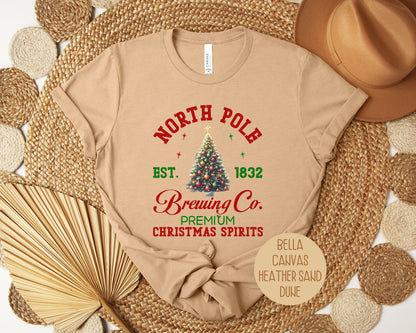 North Pole Brewing Co Christmas Holiday Shirt