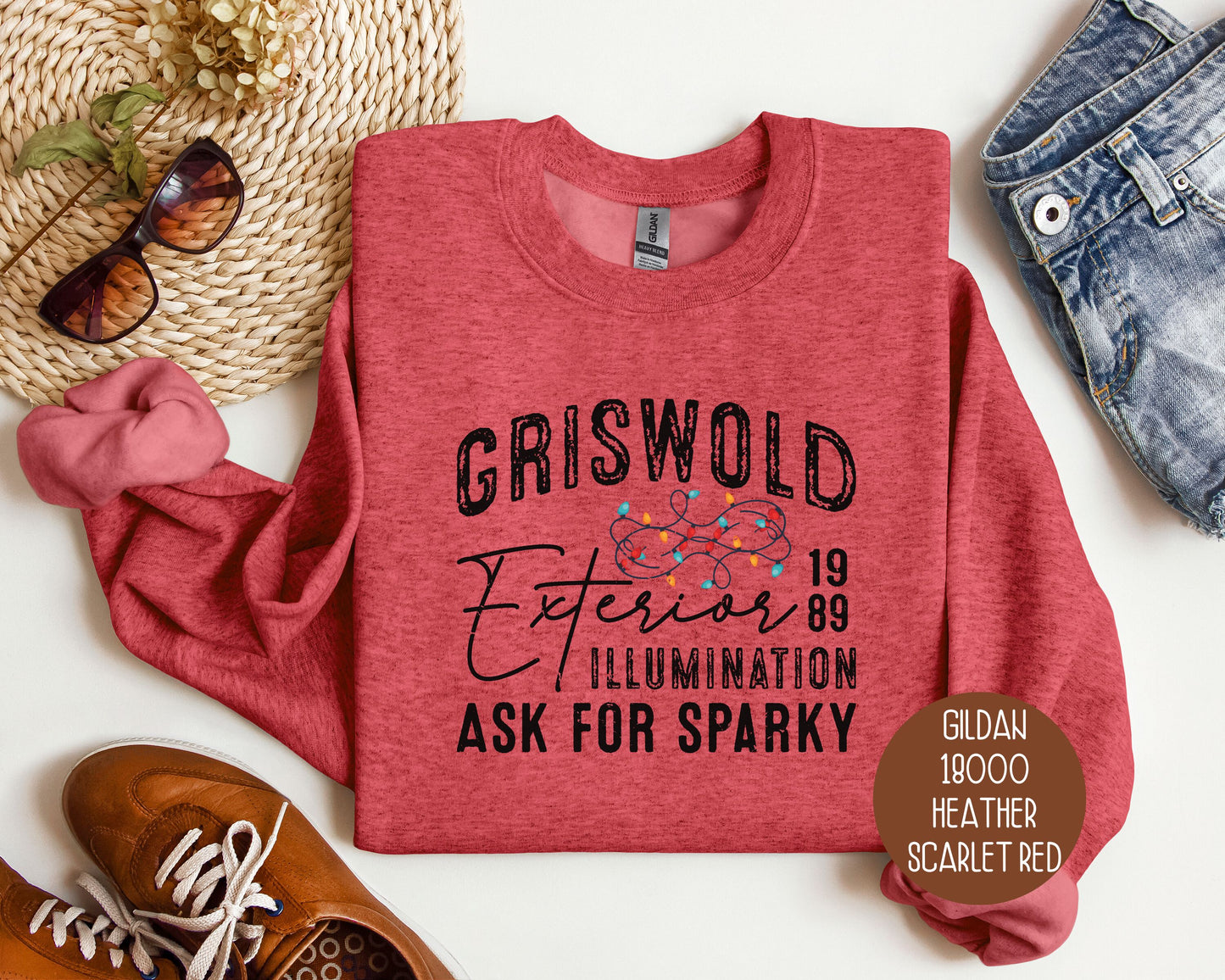 Griswold Exterior Illumination Ask For Sparky Sweatshirt