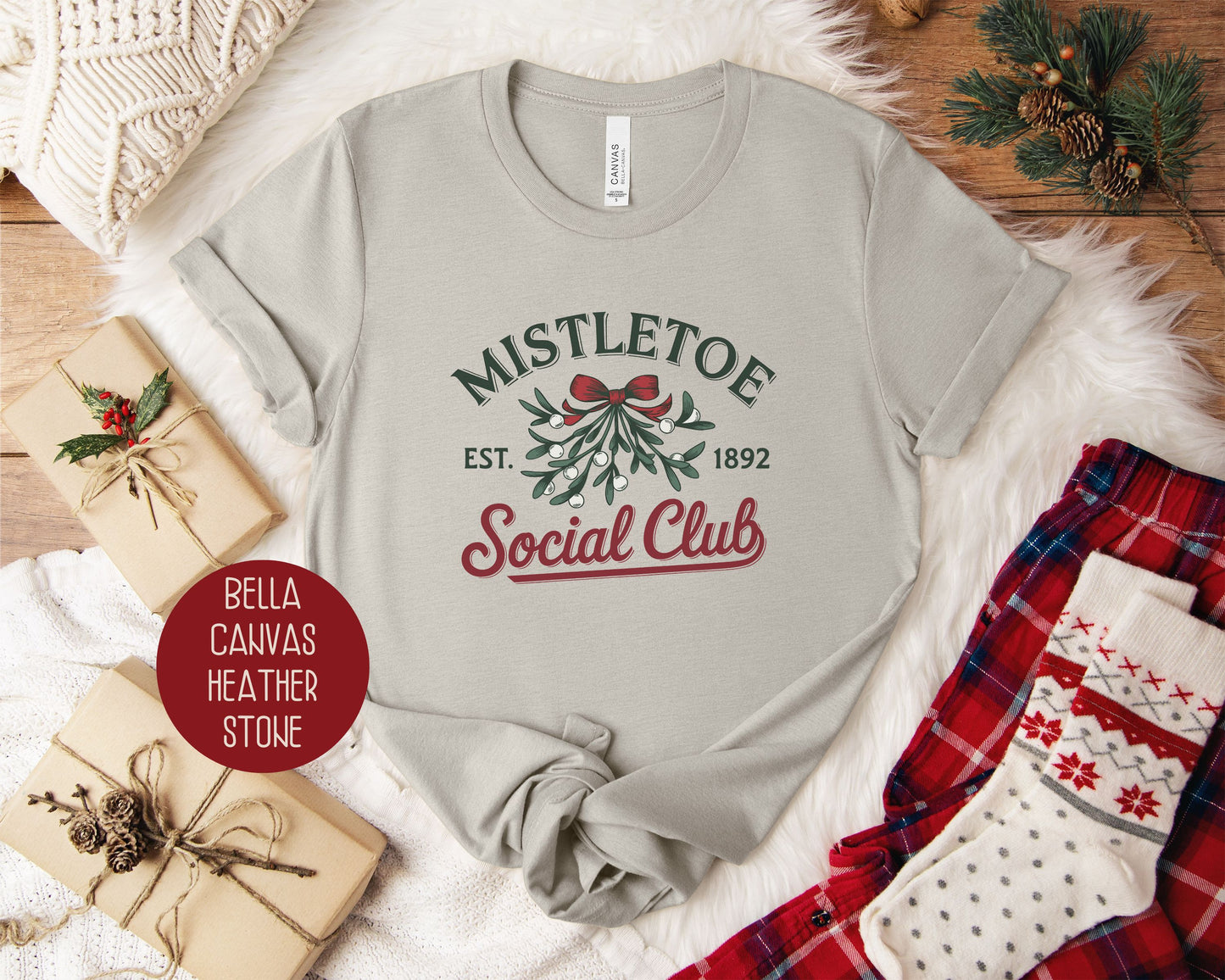 Mistletoe Social Club Christmas Shirt