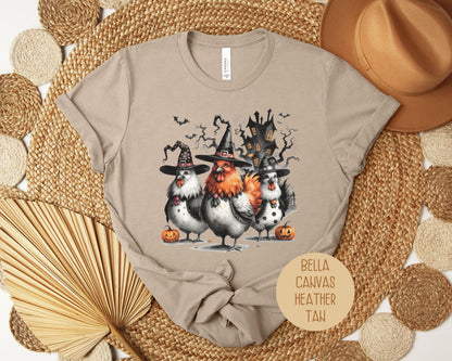 Chicken Witch Halloween Shirt