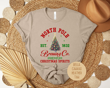 North Pole Brewing Co Christmas Holiday Shirt