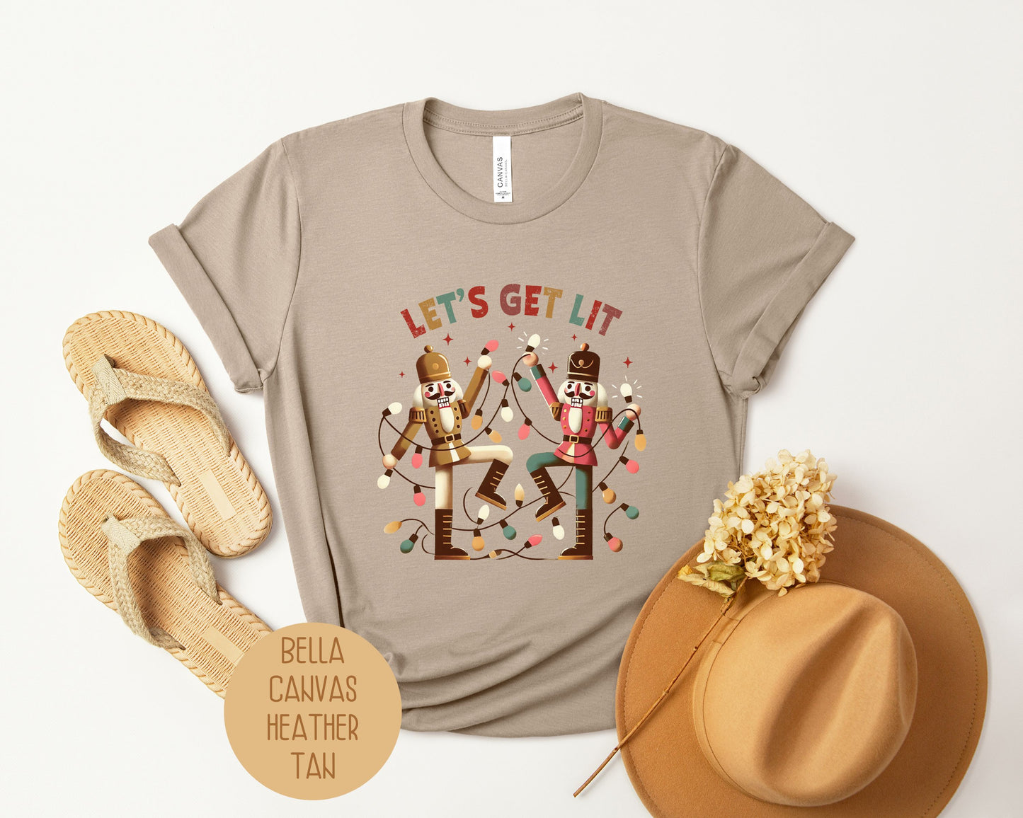 Let's Get Lit Nutcracker Christmas Shirt