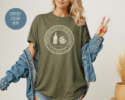 Official Cookie Quality Control Department Comfort Colors Shirt T-Shirt  CreativeSpecialTs