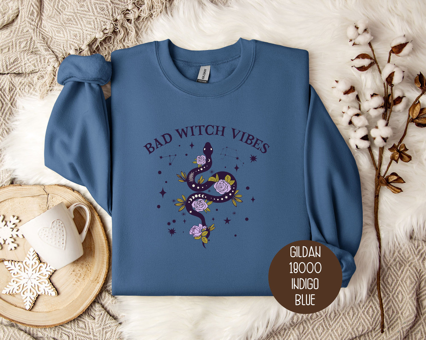 Bad Witch Vibes Halloween Sweatshirt