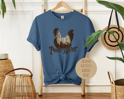 Poultrygeist Chicken Lover Retro Halloween Shirt