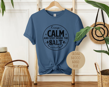 Keep Calm and Stay Inside Salt Circle Shirt