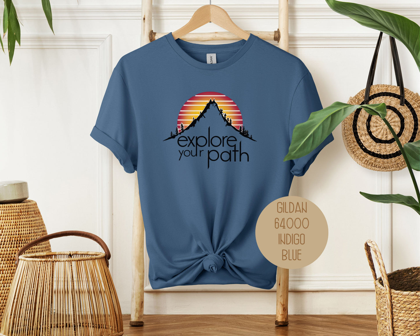 Explore Your Path Vintage Hiking Shirt