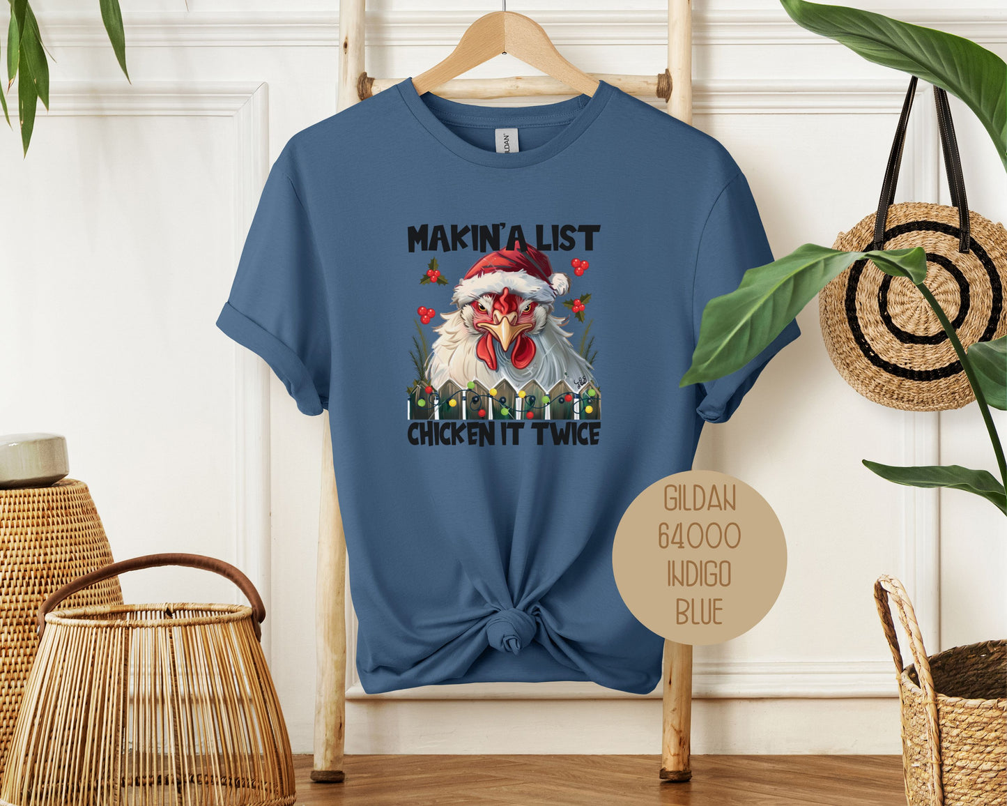 Making a List Chicken It Twice Shirt