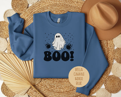 Ghost Boo Spiders Sweatshirt