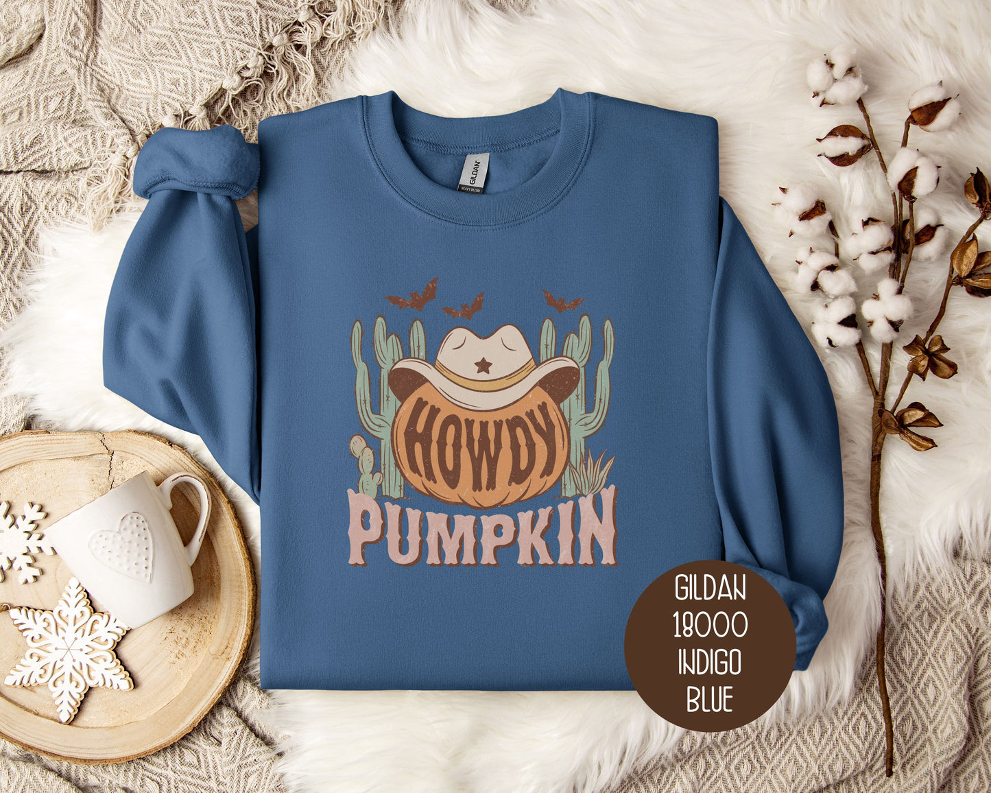 Howdy Pumpkin Western Sweatshirt