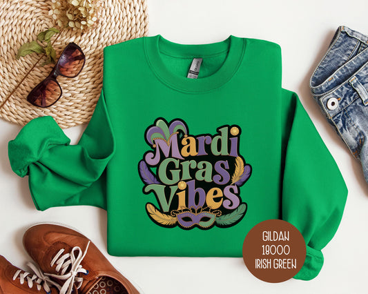 Mardi Gras Vibes Sweatshirt