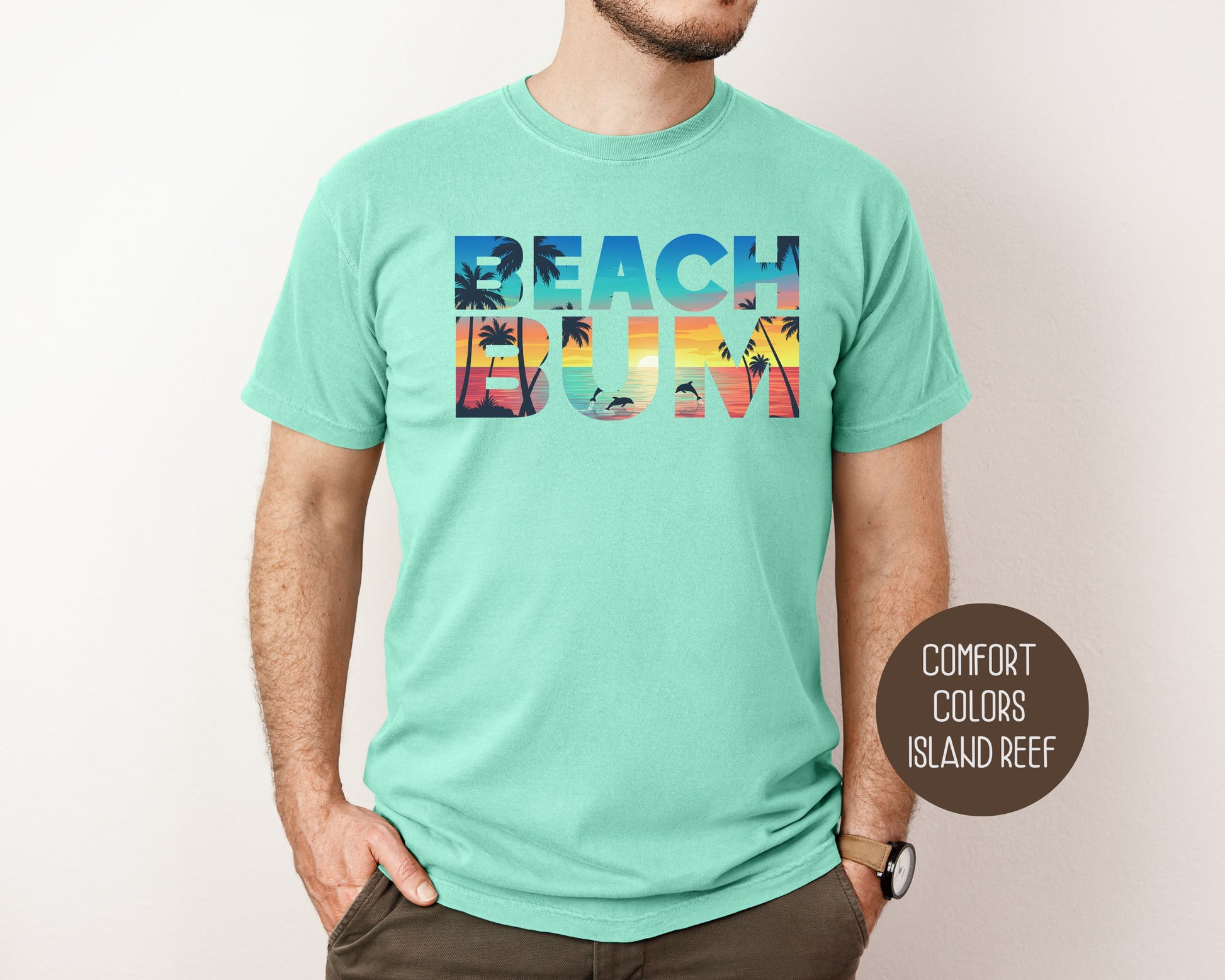 Beach Bum Comfort Colors Shirt T-Shirt  CreativeSpecialTs