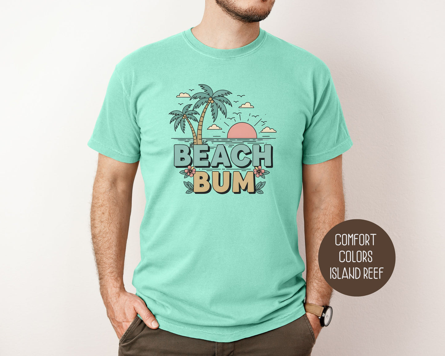Beach Bum Comfort Colors Shirt T-Shirt  CreativeSpecialTs