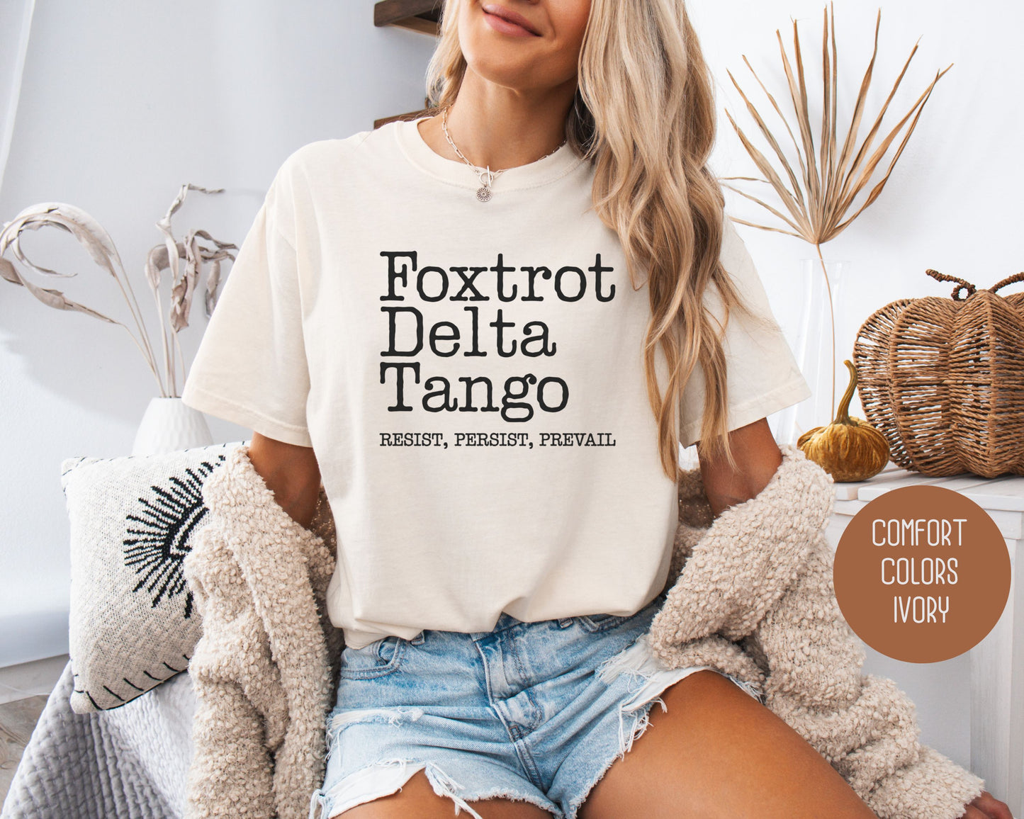 Foxtrot Delta Tango Comfort Colors Shirt