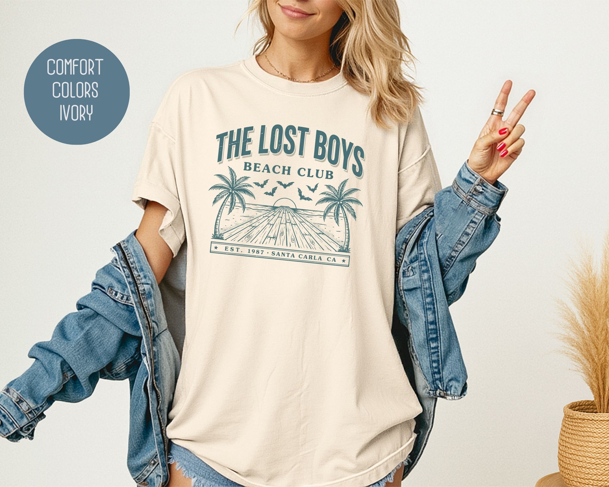Lost Boys Beach Club Comfort Colors Shirt T-Shirt  CreativeSpecialTs