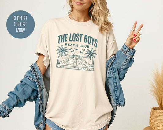 Lost Boys Beach Club Comfort Colors Shirt T-Shirt  CreativeSpecialTs