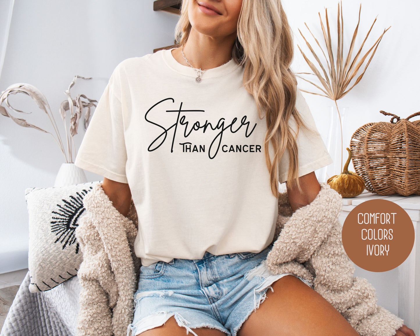 Stronger Than Cancer Comfort Colors Shirt