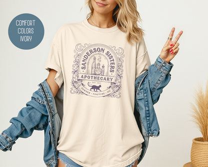 Sanderson Sisters Apothecary Comfort Colors Shirt T-Shirt  CreativeSpecialTs