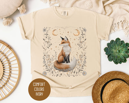 Celestial Cottagecore Fox Shirt