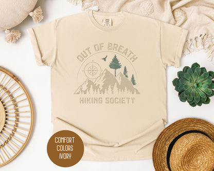 Out of Breath Hiking Society Shirt