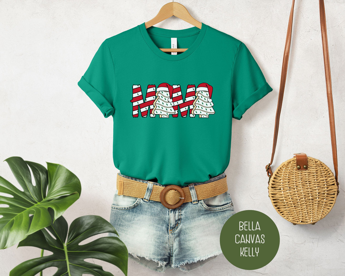 Mama Christmas Tree Cake Holiday Shirt