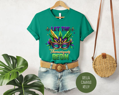 Let the Shenanigans Begin Mardi Gras Shirt