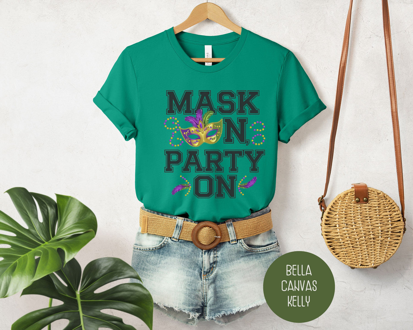 Mask On Party On Mardi Gras Shirt