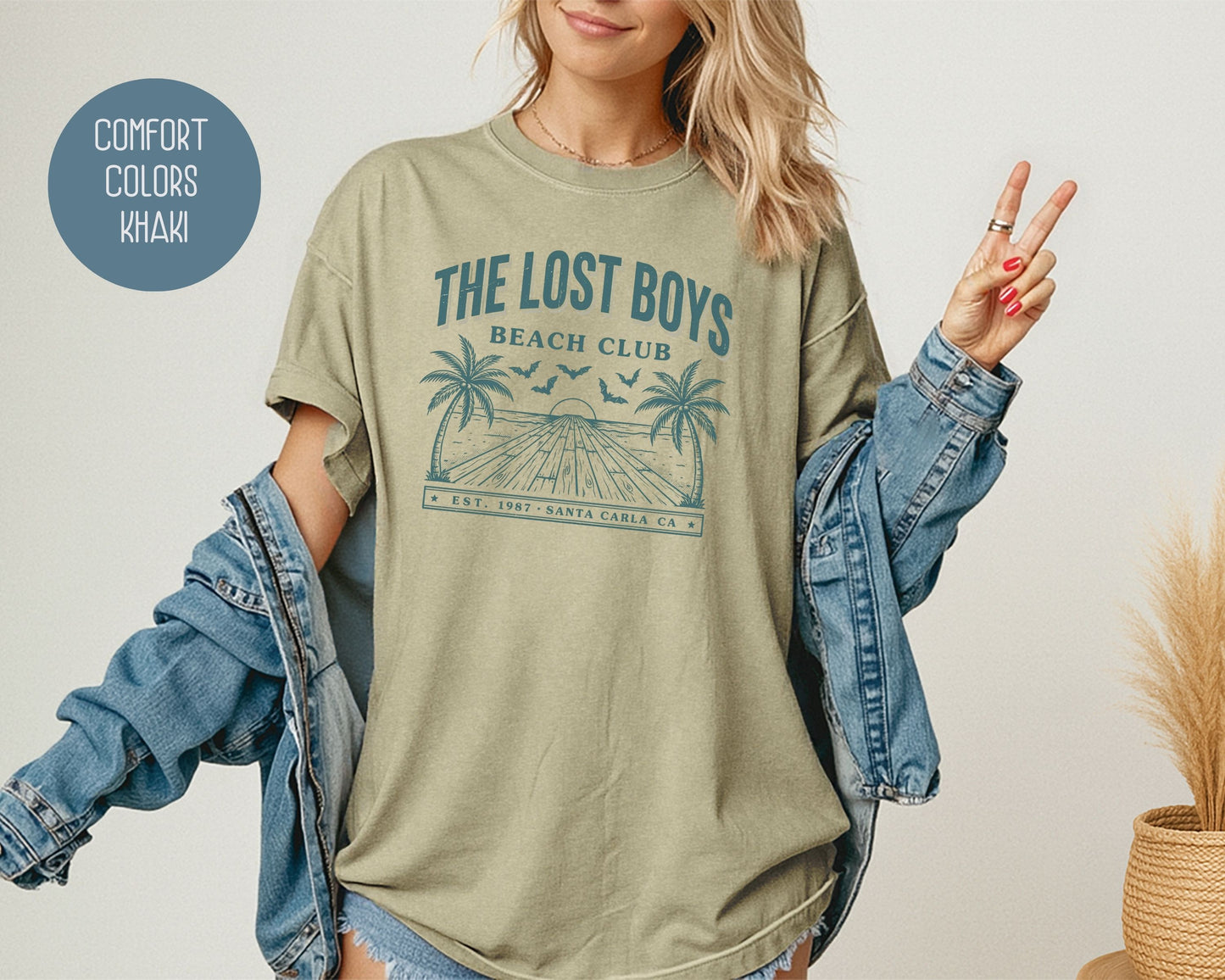 Lost Boys Beach Club Comfort Colors Shirt T-Shirt  CreativeSpecialTs
