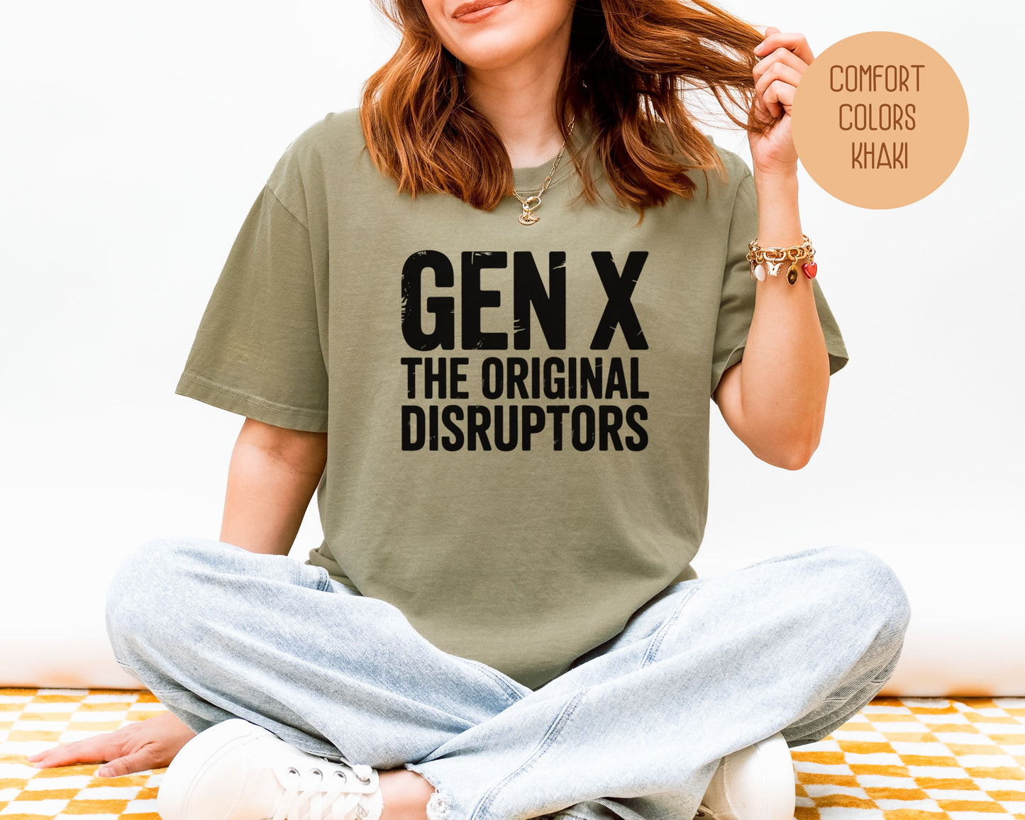 Gen X The Original Disruptors Comfort Colors Shirt T-Shirt  CreativeSpecialTs