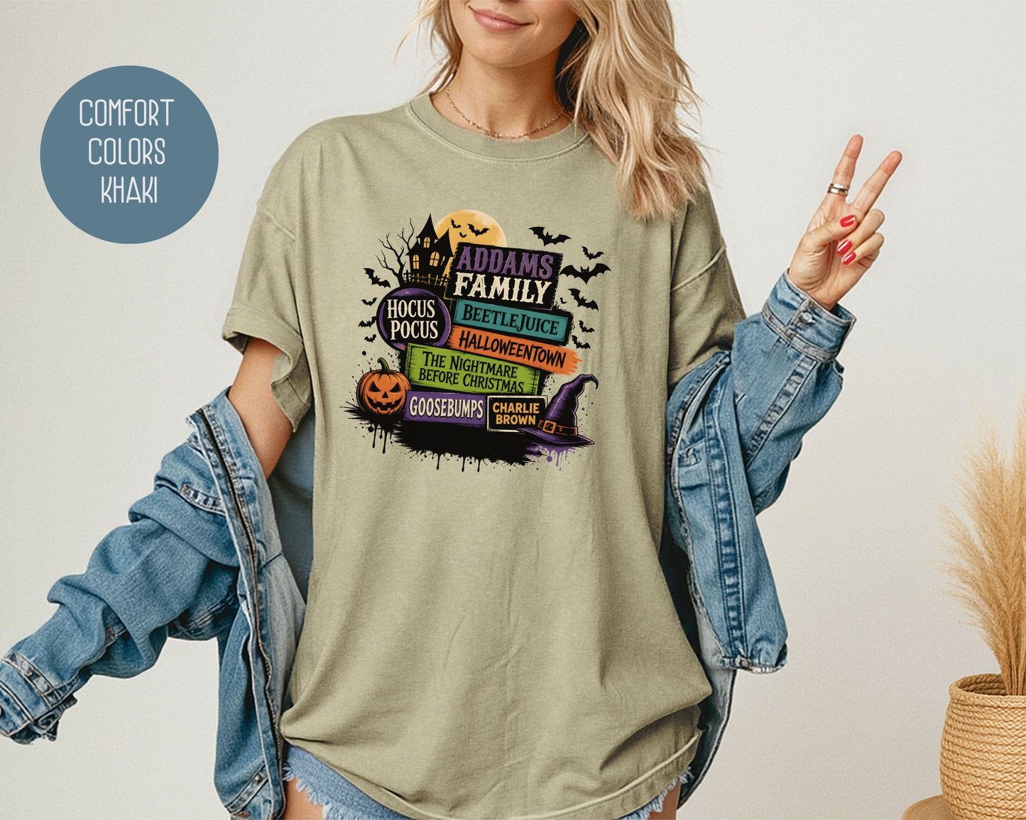Halloween Movies Comfort Colors Shirt T-Shirt  CreativeSpecialTs