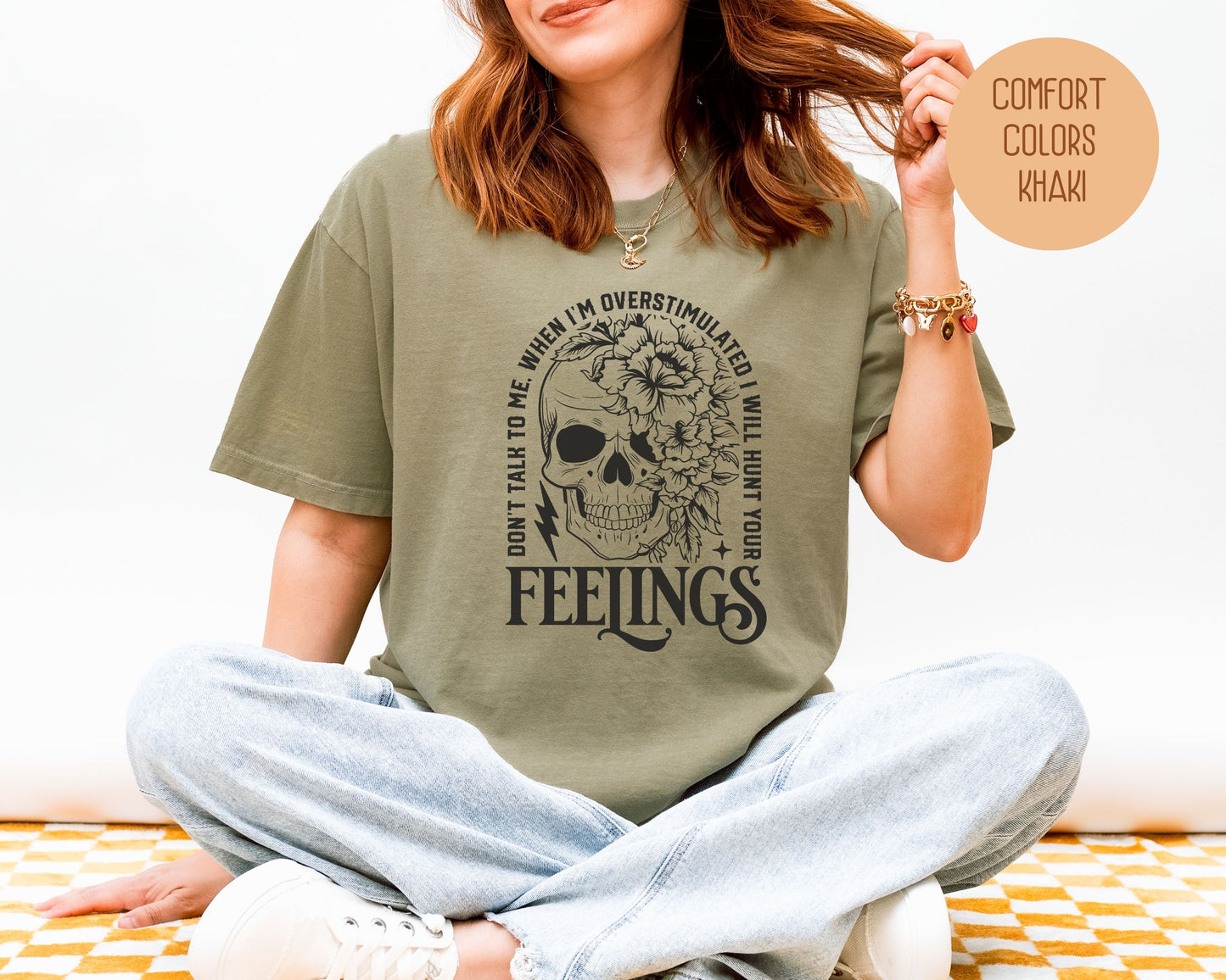 Don't Talk To Me When I'm Overstimulated Comfort Colors Shirt