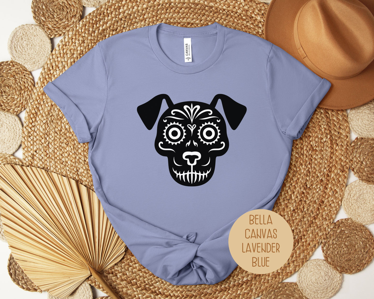 Dog Sugar Skull Day of the Dead Dia De Los Muertos Shirt