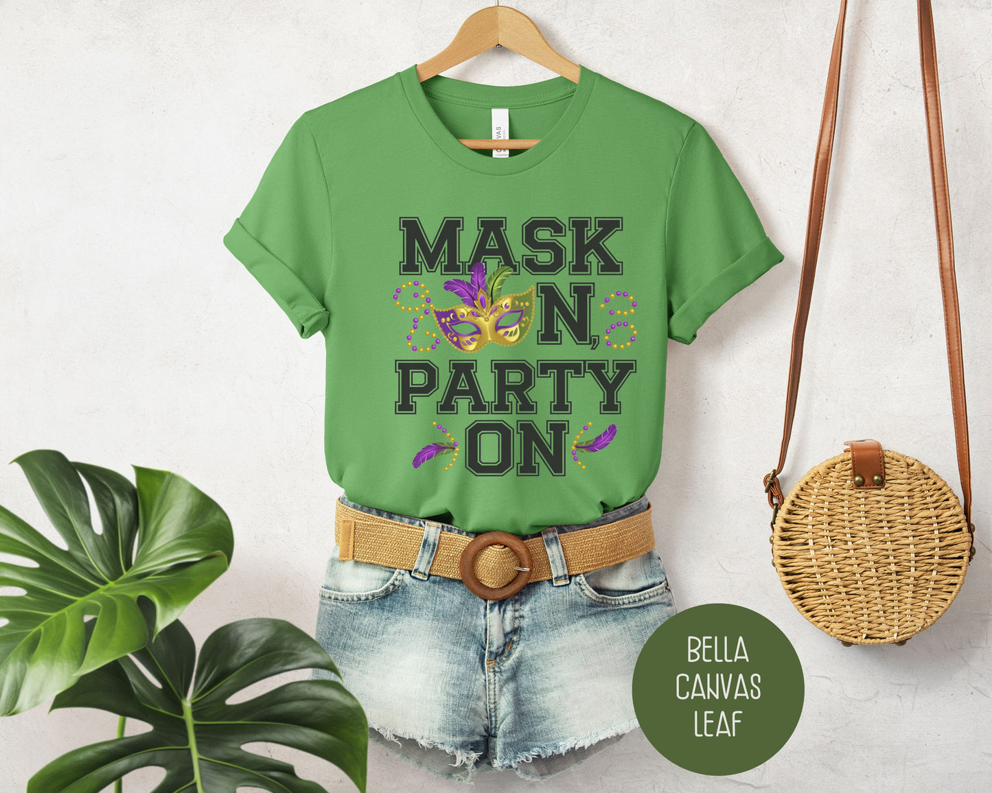 Mask On Party On Mardi Gras Shirt