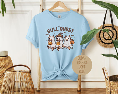 Bull Sheet Cute Ghost Cow Shirt