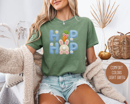 Hip Hop Faux Yarn Easter Comfort Colors Shirt