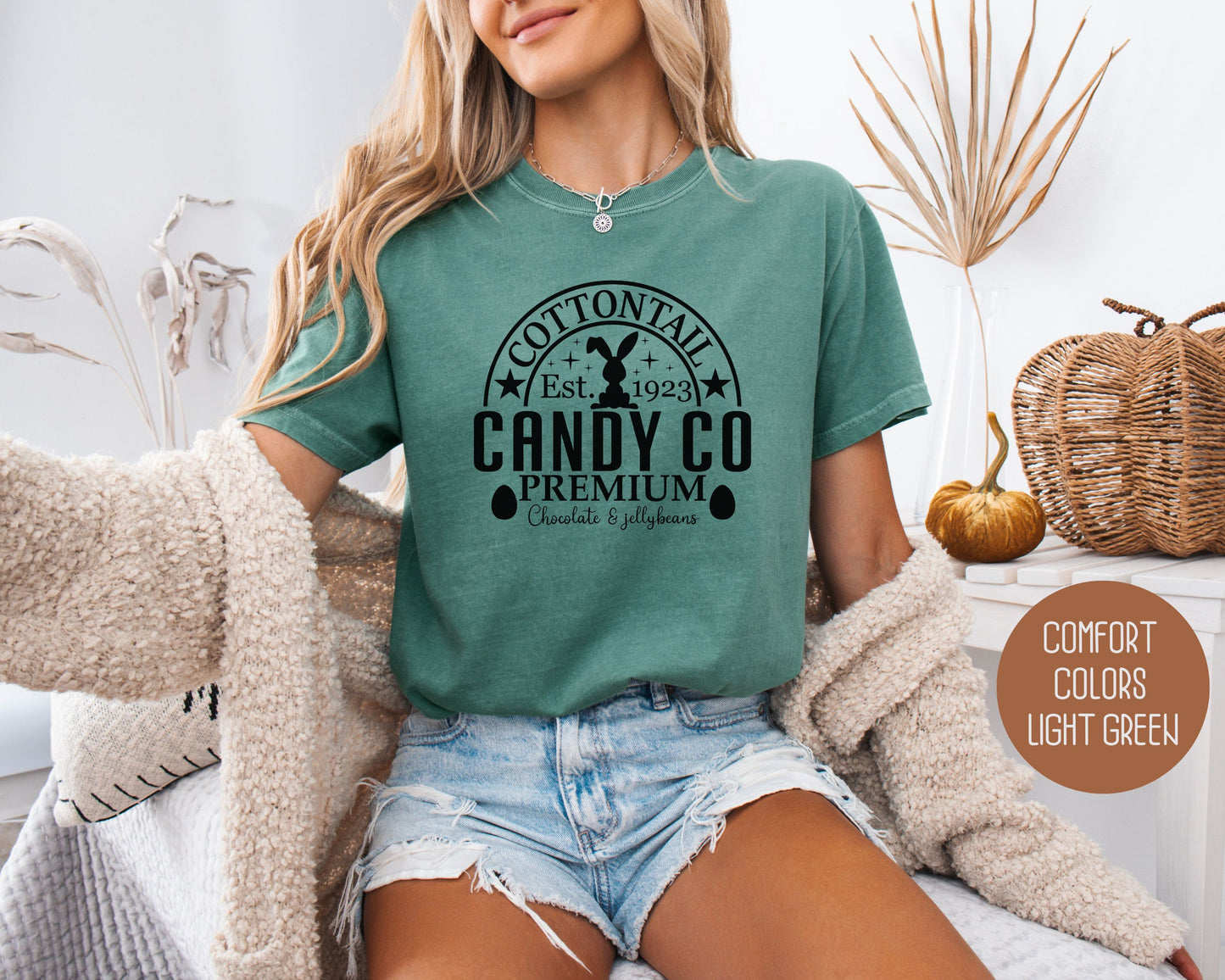 Cottontail Candy Company Easter Comfort Colors Shirt