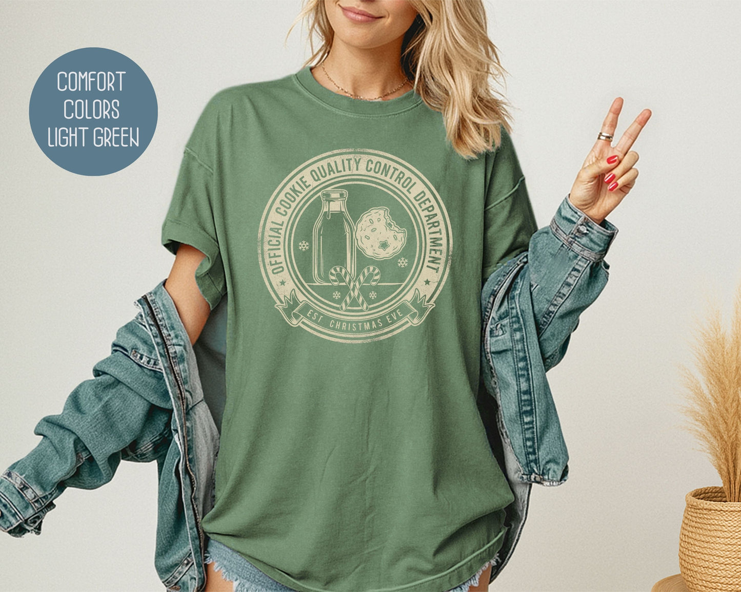 Official Cookie Quality Control Department Comfort Colors Shirt T-Shirt  CreativeSpecialTs