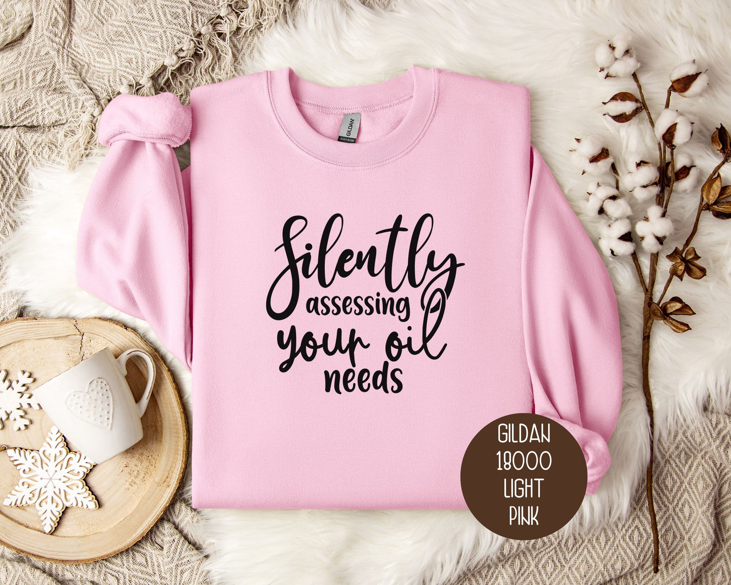 Silently Assessing Your Oil Needs Sweatshirt